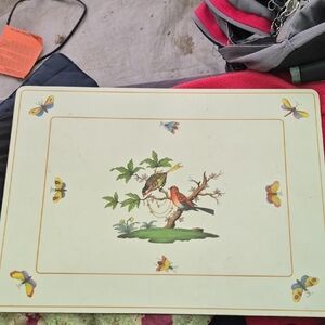 Pimpernel Colorful Bird and Butterfly Table Linen